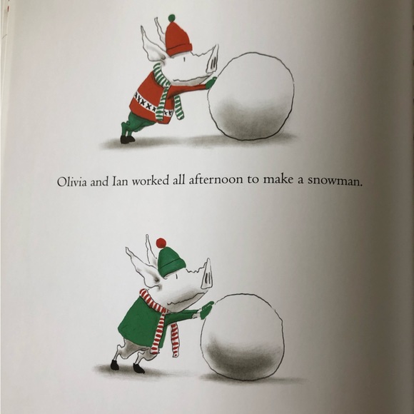 “Olivia helps with Christmas” hardbound children’s book with jacket cover. NWOT - Picture 3 of 3